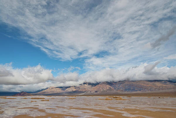 Arid Climate Art Print featuring the photograph Mud Flats in Panamint Valley by Jeff Goulden