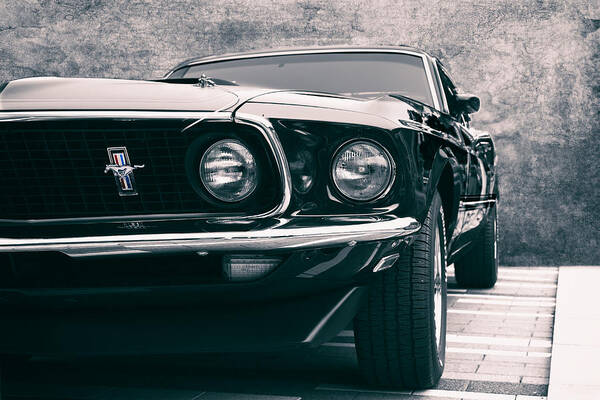 Car Art Print featuring the photograph Mustang Dream by Carrie Hannigan