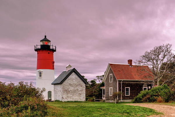 Nauset Art Print featuring the photograph Nauset Lighthouse - 5066 by Jean-Pierre Ducondi