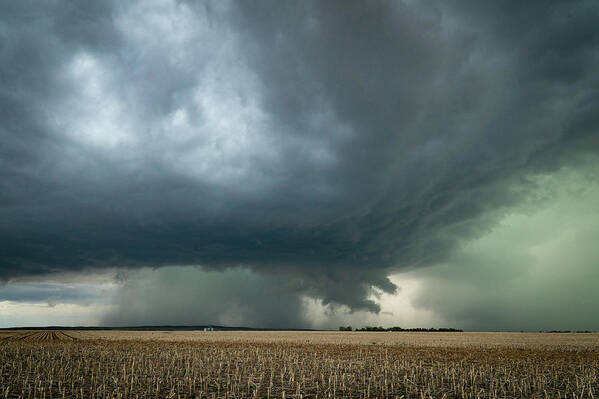 Supercell Art Print featuring the photograph Nebraska Storm by Wesley Aston