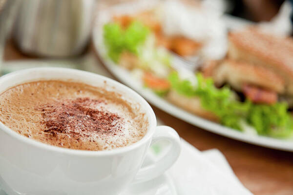 Breakfast Art Print featuring the photograph Nice Cop Of Coffee by Clauselsted