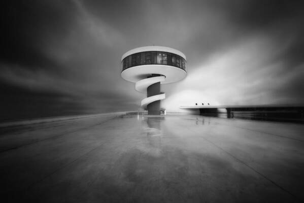 Architecture Art Print featuring the photograph Niemeyer by Carlos F. Turienzo