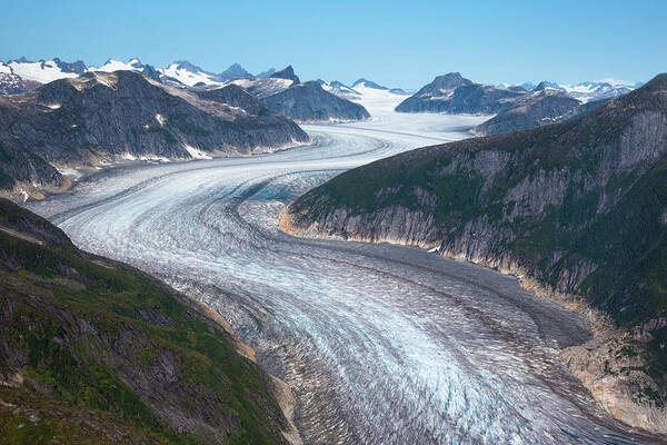 Norris Glacier Art Print featuring the photograph Norris Glacier by David Kirby