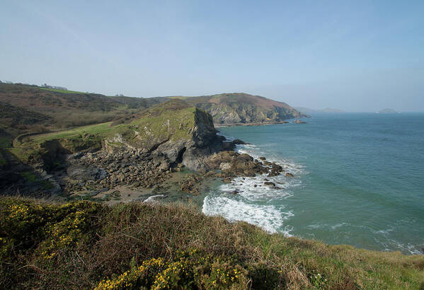 Scenics Art Print featuring the photograph North Coast Of Cornwall by Dr T J Martin
