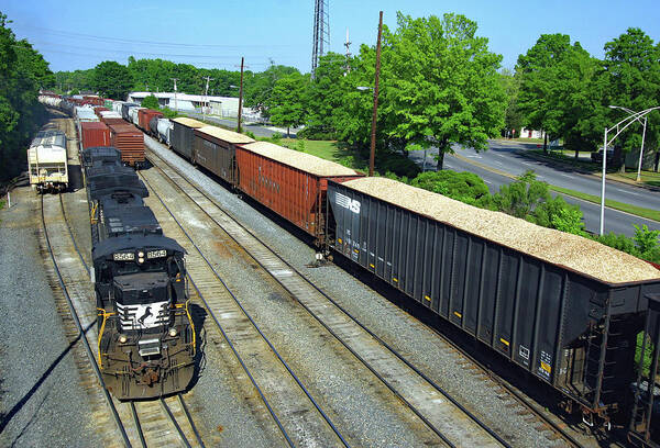 Rock Hill Art Print featuring the photograph NS 337 in Rock Hill 1 by Joseph C Hinson