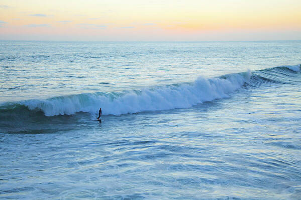 Big Wave Art Print featuring the photograph Oceanside California Big Wave Surfing 86 by Catherine Walters