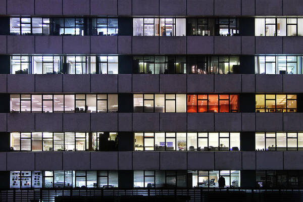 Corporate Business Art Print featuring the photograph Offices by Lars Ruecker