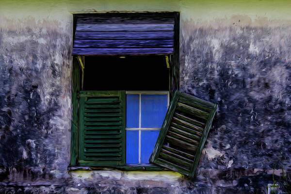 Windows Art Print featuring the photograph Old window 2 by Stuart Manning