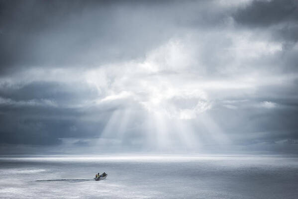 Boat Art Print featuring the photograph Open Space by Johan Lennartsson