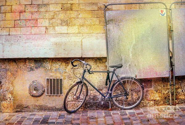 France Art Print featuring the photograph Ostrad Bicycle by Craig J Satterlee