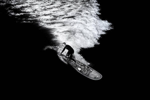 Surf Art Print featuring the photograph Paddle Surf 1 by Massimo Della Latta