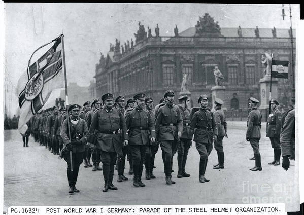 People Art Print featuring the photograph Parade In Post World War I Germany by Bettmann