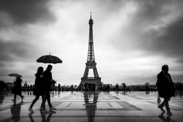 Eiffel Tower Art Print featuring the photograph Paris by Andrei Ionut Dascalu
