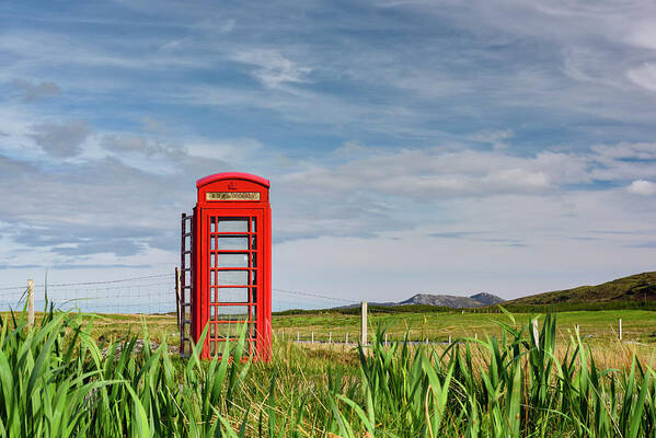 Pastoral Phone Box Art Print featuring the photograph Pastoral Phone Box by Michael Blanchette Photography