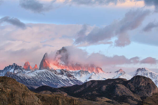 Scenics Art Print featuring the photograph Patagonia Sunrise by Helminadia