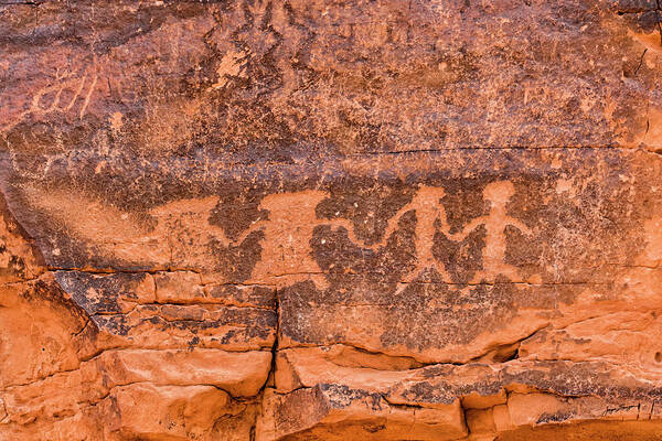 Petroglyph Canyon Trail Art Print featuring the photograph Petroglyph Canyon Trail by Jurgen Lorenzen