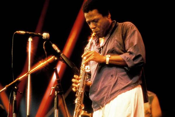 Music Art Print featuring the photograph Photo Of Wayne Shorter And Weather by Mike Prior