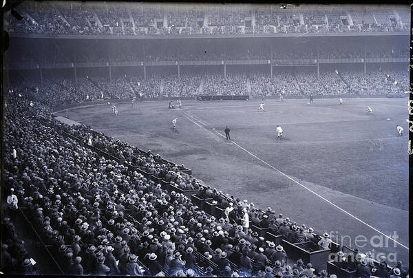 People Art Print featuring the photograph Pitcher Pitching, Gehrig Leans Off First by Bettmann
