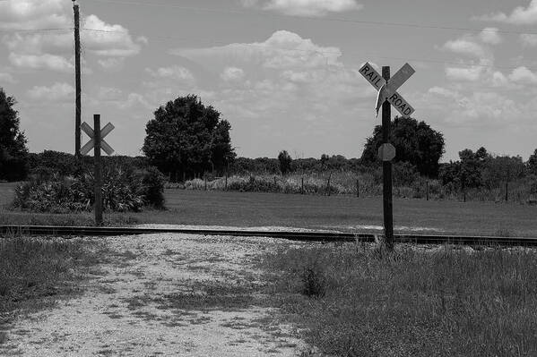 Photo For Sale Art Print featuring the photograph Railroad Crossing by Robert Wilder Jr