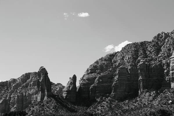 Scenics Art Print featuring the photograph Red Rock Mountains Sedona Arizona by Sassy1902