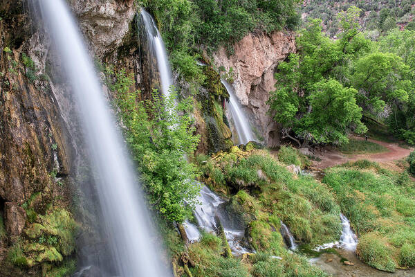 Rifle Falls Art Print featuring the photograph Rifle Falls by Angela Moyer