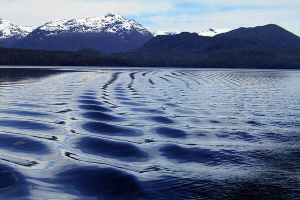 Scenics Art Print featuring the photograph Ripples In The Cold Lake by Eldadcarin