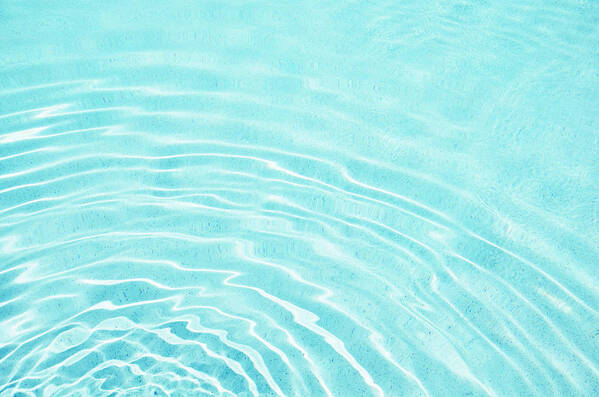 Scenics Art Print featuring the photograph Ripples On A Swimming Pool Surface by Nine Ok