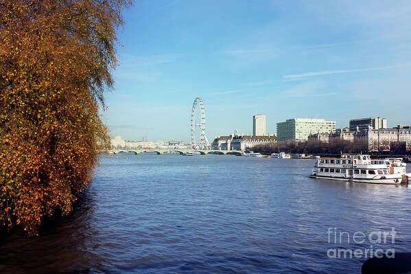 Thames Art Print featuring the photograph River Thames London by Terri Waters