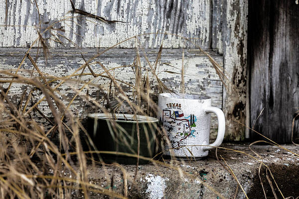 Photo Art Print featuring the photograph Road side coffee by Jason Hughes