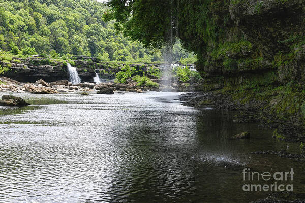 Waterfalls Art Print featuring the photograph Rock Island State Park 5 by Phil Perkins