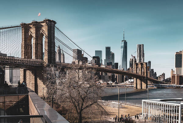 Brooklyn Art Print featuring the photograph Roof with a View by Kevin Plant