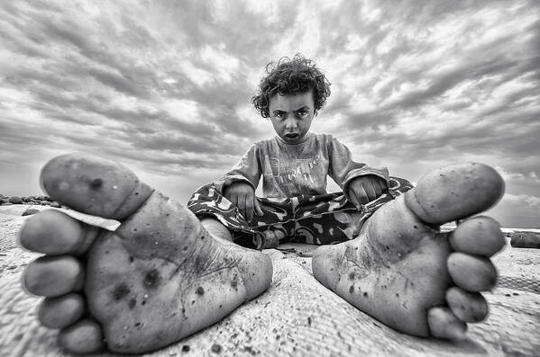Feet Art Print featuring the photograph Seasonal Workers by Emir Ba?c?