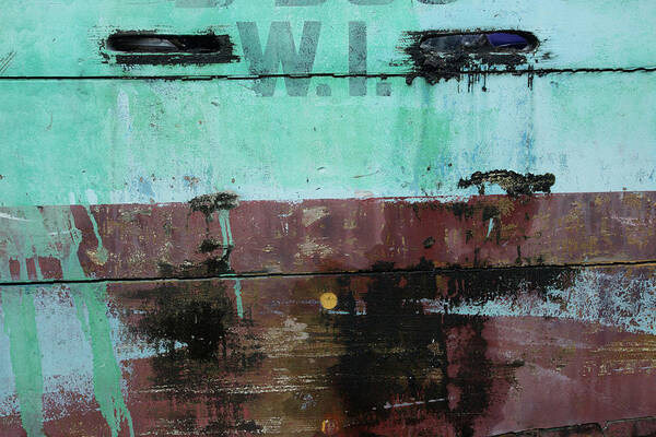 Ship Textures 1 Art Print featuring the photograph Ship Textures 1 by Moises Levy