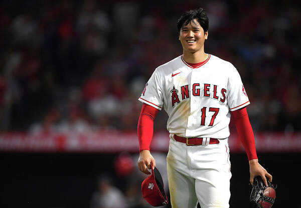 Los Angeles Angels Of Anaheim Art Print featuring the photograph Shohei Ohtani by Jayne Kamin-oncea