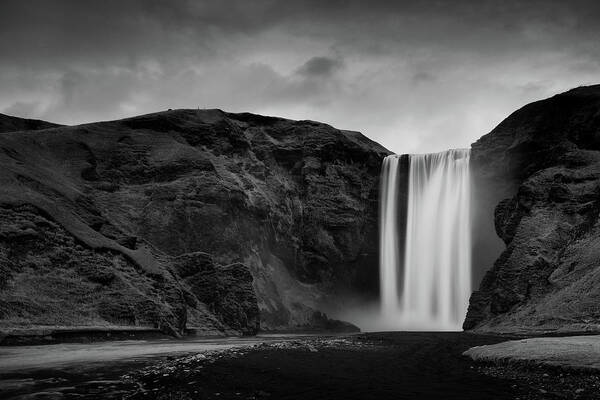Scenics Art Print featuring the photograph Skógafoss Waterfall by Mark Voce Photography