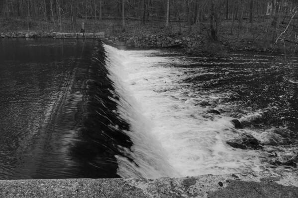 Waterloo Village Art Print featuring the photograph Spillway in Detail - Waterloo Village by Christopher Lotito