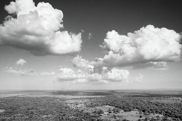 Black And White Art Print featuring the photograph Sri Lankan Clouds in Black by Joseph Westrupp