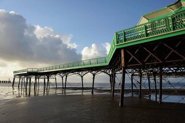 England Art Print featuring the photograph St Annes Pier by Leadinglights