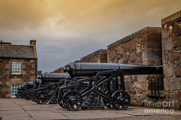 Canon Art Print featuring the photograph Stirling Castle Canons by Elizabeth Dow