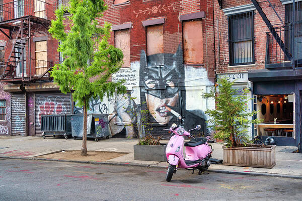 Estock Art Print featuring the digital art Street In Williamsburg Brooklyn by Laura Zeid