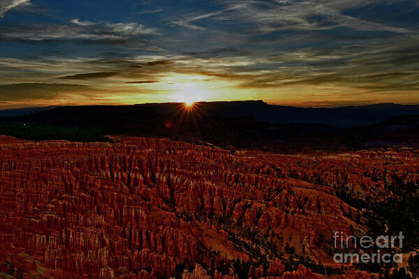 Sunrise Art Print featuring the photograph Sunrise at Bryce Canyon National Park by Amazing Action Photo Video