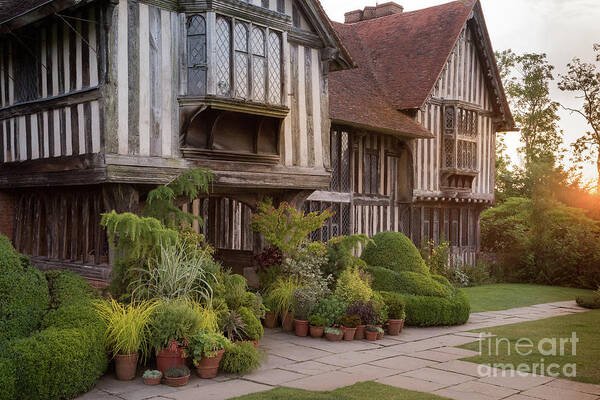 Great Dixter Art Print featuring the photograph Sunset at Great Dixter House and Gardens by Perry Rodriguez