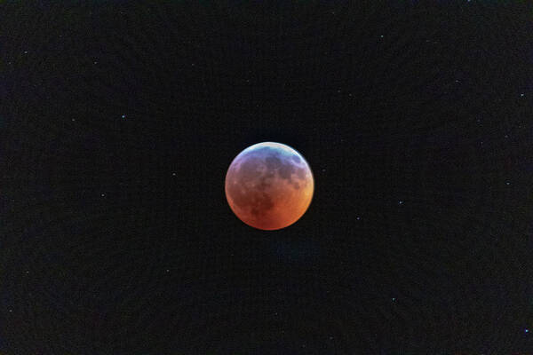 Moon Art Print featuring the photograph Super Moon Eclipse by Natural Vista Photo