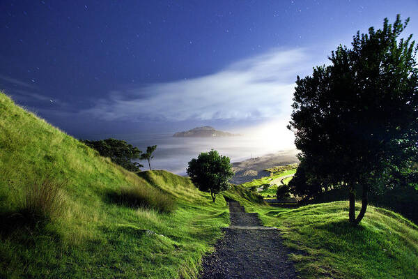 Scenics Art Print featuring the photograph Tauranga, Nz by Calderwood Lake Overlook