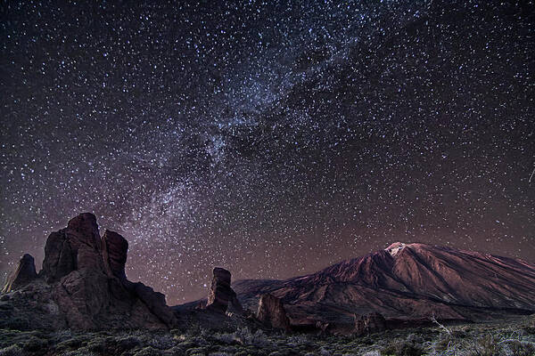 Geology Art Print featuring the photograph Teide Stars by This Is A Dream, Live It.