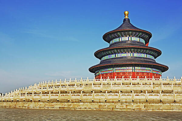 Chinese Culture Art Print featuring the photograph Temple Of Heaven Park, Beijing by John W Banagan