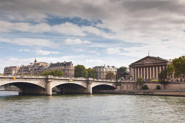 Ile-de-france Art Print featuring the photograph The Assemblee Nationale On The Left by Julian Elliott Photography