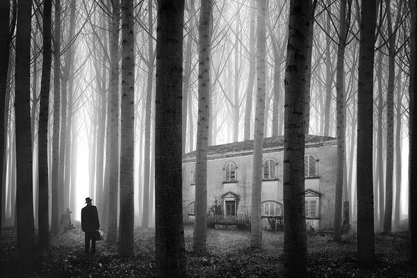 Creative Edit Art Print featuring the photograph The House by Marco Bizziocchi