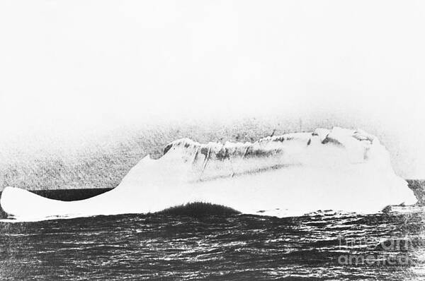 Iceberg Art Print featuring the photograph The Iceberg That Sank The Titanic by Bettmann