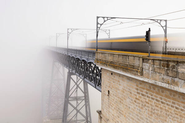 Portugal Art Print featuring the photograph The Mystery Train by Alvaro Roxo